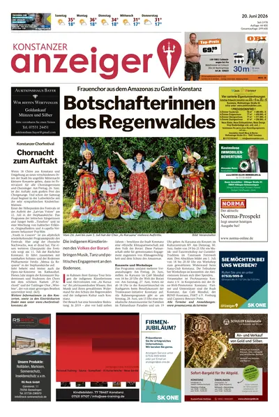 Konstanzer Anzeiger 2026-06-20