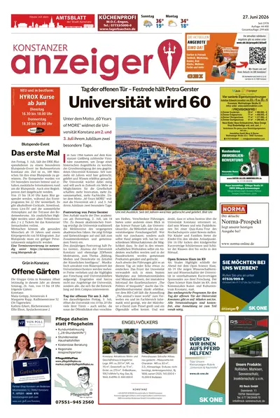 Konstanzer Anzeiger 2026-06-27