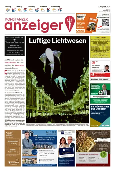 Konstanzer Anzeiger 2026-08-01
