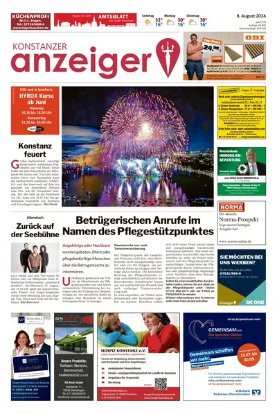 Konstanzer Anzeiger 2026-08-08