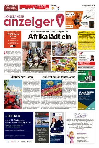 Konstanzer Anzeiger 2026-09-05
