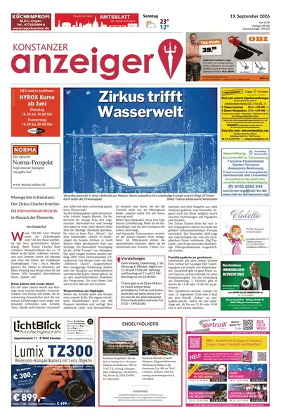 Konstanzer Anzeiger 2026-09-19